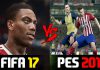 FIFA 17 و PES 2017