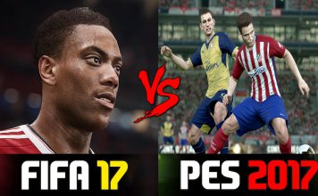 FIFA 17 و PES 2017